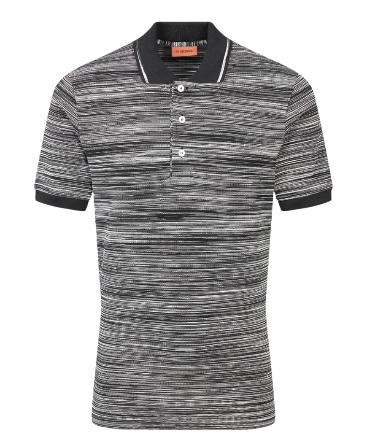 Missoni Striped Polo - White/Black